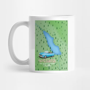 Hayeswater Lake District vintage travel poster Mug